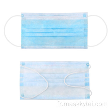 Utilisation de masque facial médical en gros pour le masque facial chirurgical jetable d&#39;hôpital